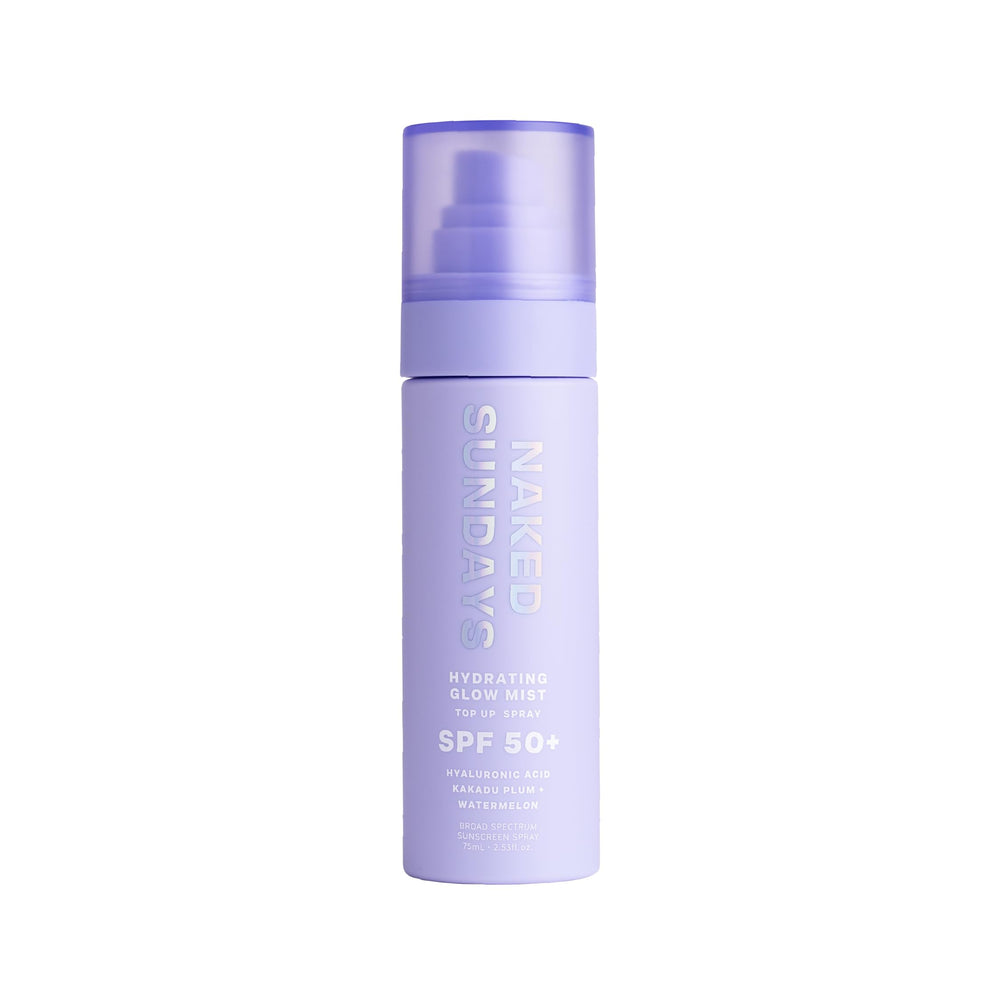 Naked Sundays SPF 50: neblina facial para protección total y acabado suave.