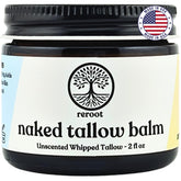 Naked Tallow Balm de Reroot: textura batida para hidratación duradera.