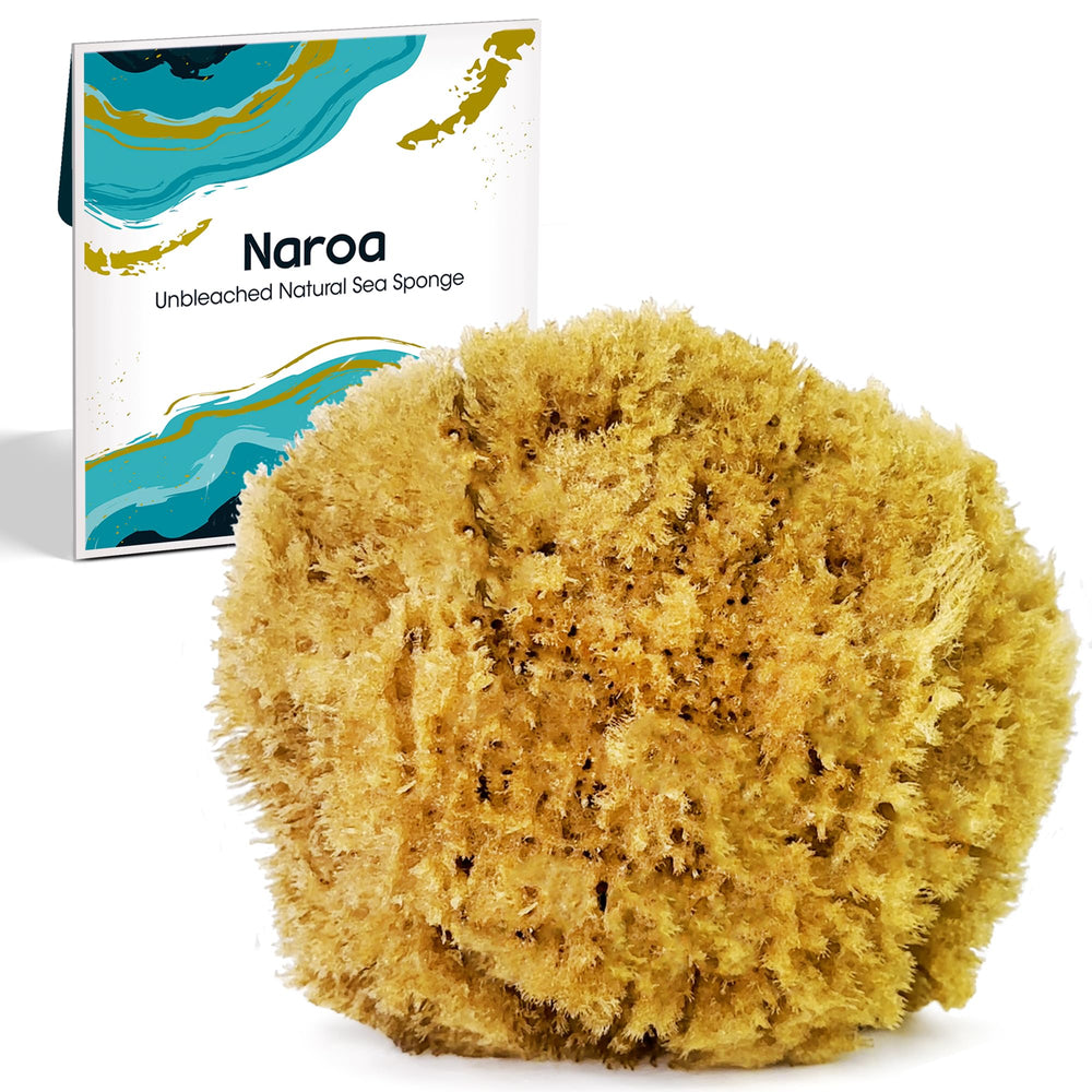 Esponja exfoliante Naroa para ducha, exfolia suavemente y deja la piel suave