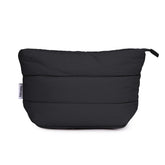 Narwey bolsa de maquillaje de viaje con frente práctico para organizar cosméticos.