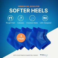 NatraCure paquete de tres pares para talones ventilados
