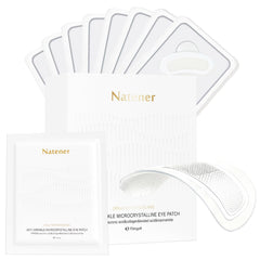Natener parches oculares, aplicación suave para hidratación diaria.