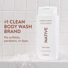 Gel de baño Native espuma cremosa para una limpieza suave y agradable
