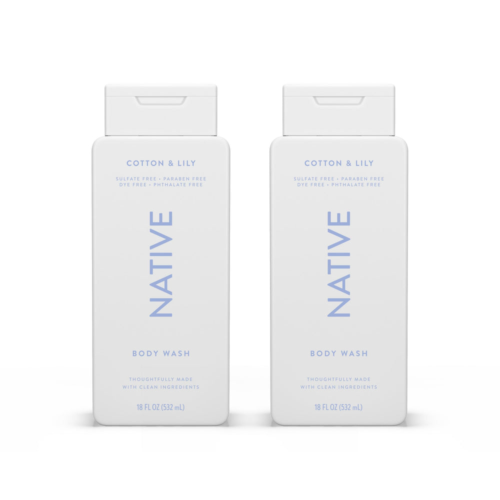 Gel de ducha Native con ingredientes naturales para piel suave y saludable