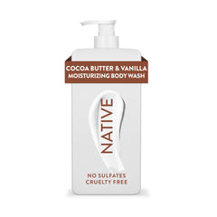 Native Cuerpo Hidratante: botella de ducha con hidratación duradera.