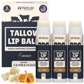 Balsamo labial Natrulo en envase visible, hidratacion suave.