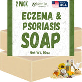 Natrulo jabón eczema-piel para alivio suave y calmante.