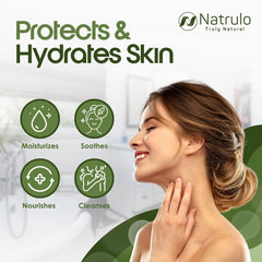 Natrulo uso diario limpia rostro y cuerpo con delicadeza.