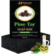 Jabón Natrulo de pino tar, barra-4oz, limpieza suave de cara y cuerpo.