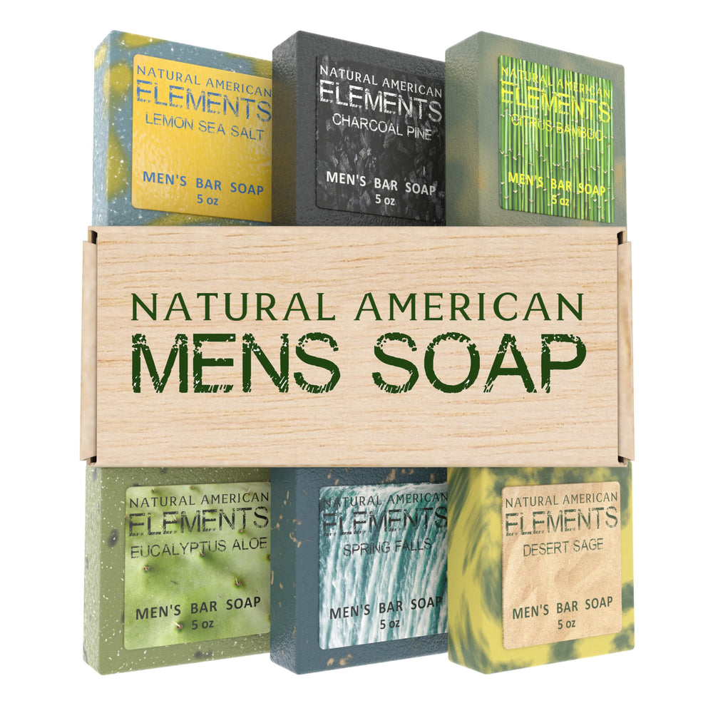 NATURAL AMERICAN ELEMENTS – savon-barre homme naturel pour une peau douce et hydratée