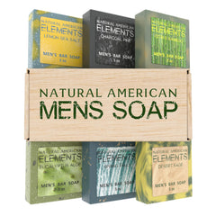 NATURAL AMERICAN ELEMENTS – savon-barre homme naturel pour une peau douce et hydratée
