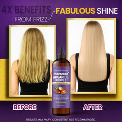 Natural Riches Aceite Morado, controla el frizz y aporta brillo suave