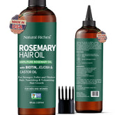 Natural Riches aceite de romero, botella para fortalecimiento del cabello