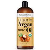 Natural Riches Huile d Argan Maroc bouteille – soin leger pour cheveux