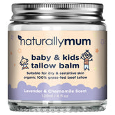 NaturallyMum bálsamo de sebo para bebé, envase visible para piel sensible