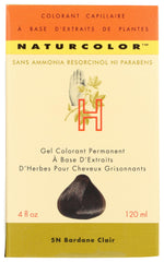 Naturcolor caja del producto Bardana claro 4oz para uso doméstico.