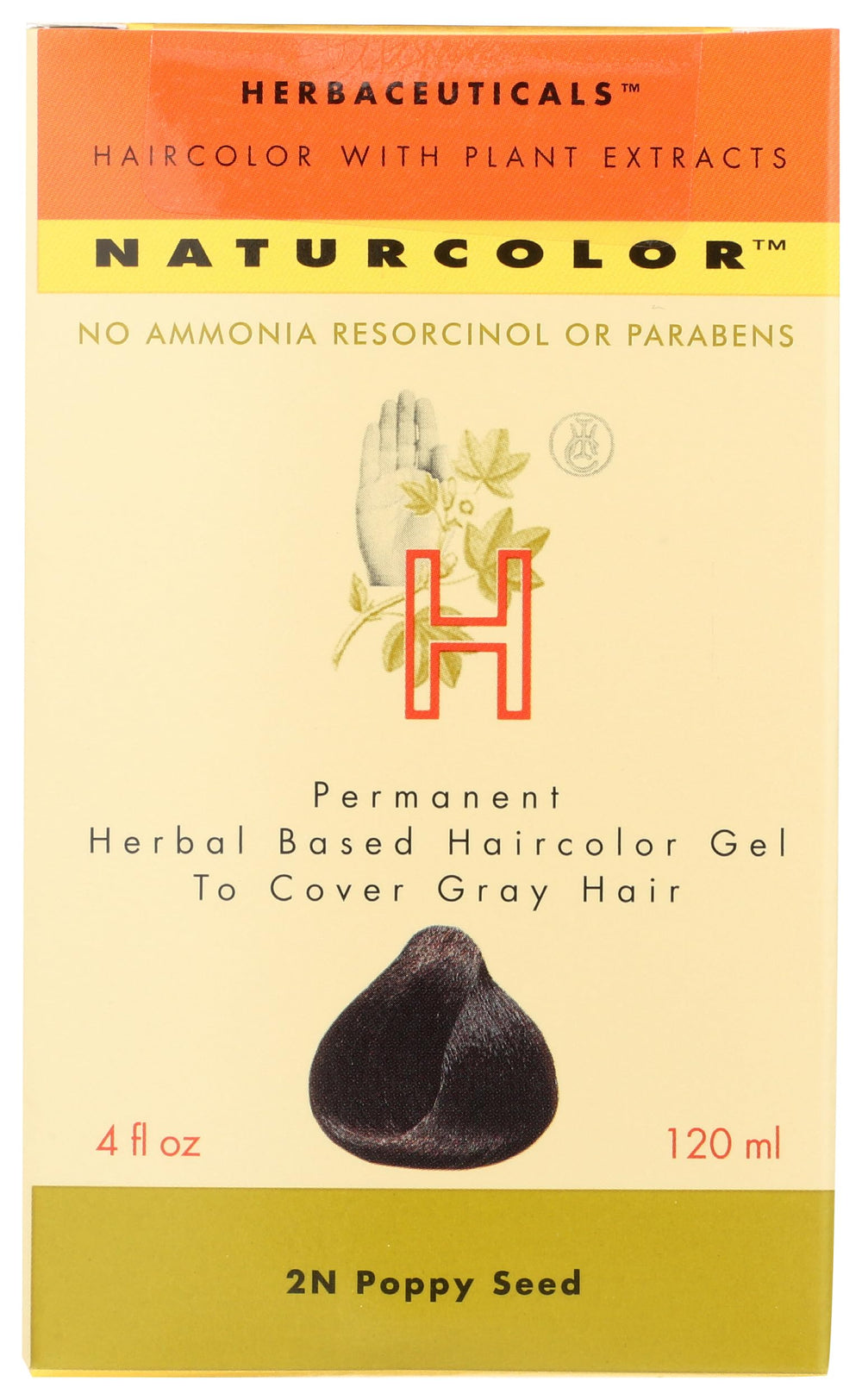 Naturcolor Poppy Seed: bote de 4 oz para cobertura suave de canas.