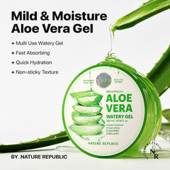 Gel de Aloe Vera de Nature Republic con absorción rápida para rostro
