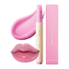 Nature Republic labial derretido de miel brillo aurora13, hidratación suave.