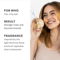 NatureLab.TOKYO Champú de Volumen Perfecto, espuma rica limpia sin peso para cabello fino