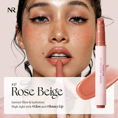Nature Republic Labial Brillo Hidratante rosa beige para labios nutridos