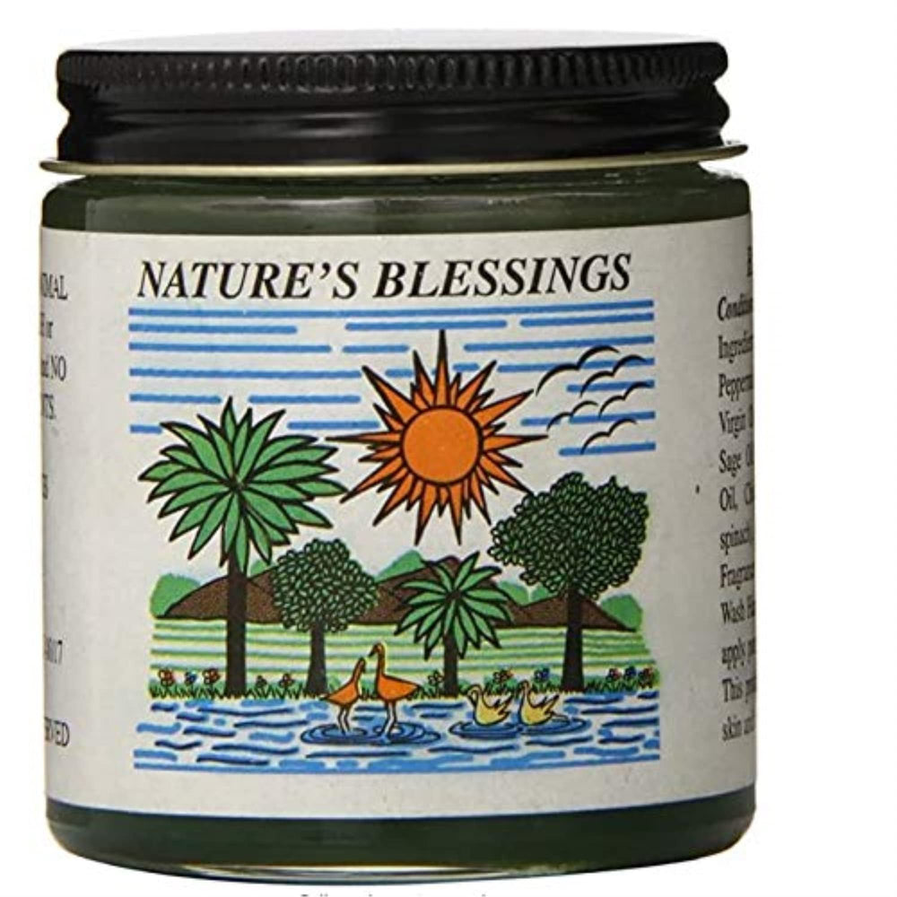 Nature's Blessings Hair Pomade 2-pack on display for easy daily styling and natural fragrance.