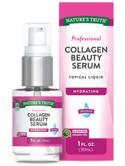 Nature's Truth Colágeno Belleza Sérum, botella para hidratación profunda de la piel.