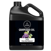 Naturevibe Botanicals Aceite de Uva 946 ml en botella, hidratación ligera para piel