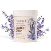 NatureWell Lavanda crema hidratante para rostro que aporta hidratación profunda.