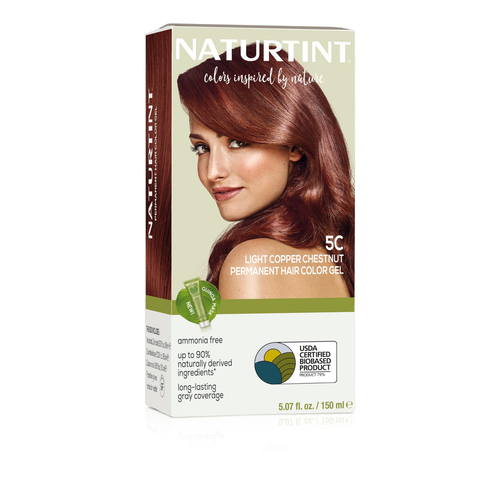 Naturtint 5C tono cobre claro castaño, acabado natural y duradero.