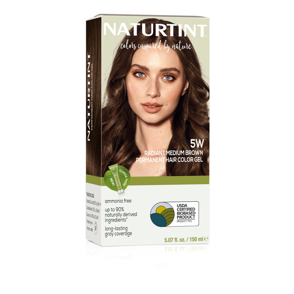 Naturtint 5W Radiant Medio Castaño: caja del tinte sin amoníaco y vegano