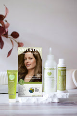 Naturtint 6GA mezcla cremosa para un color uniforme.