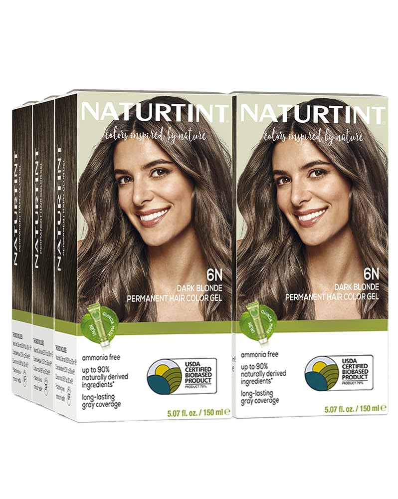 Naturtint 6N bouteille couleur sans ammoniaque pour une coloration durable.