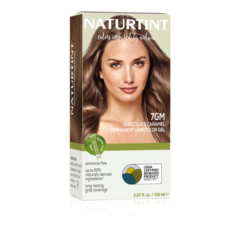 Naturtint 7GM Chocolate Caramel botella: color intenso y uniforme