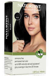 Naturtint crema para raíces negras para retoques rápidos y naturales.