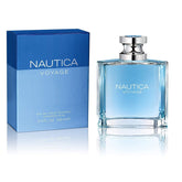 Nautica Voyage para hombres, botella azul, sensación fresca para uso diario.