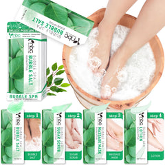 nbc BeautiLab Sal Burbuja del kit pedicure para pies, suaviza la piel seca.