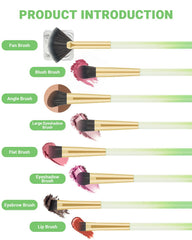 NBPF brilliant brocha sombras ojos, difumina y aplica color con suavidad.