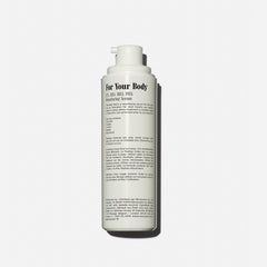 Nécessaire exfoliante corporal, uso nocturno para renovación suave de la piel.