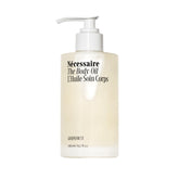 Nécessaire huile-corps multi-nutriments en flacon, texture nourrissante pour peau radieuse