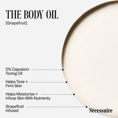 Nécessaire huile-corps testé dermatologiquement, hypoallergénique