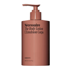 Nécessaire loción corporal Olibanum en envase, hidratación suave para piel sensible