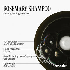 Nécessaire acondicionador romero: crema ligera para desenredar