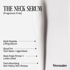 Nécessaire Suero de Cuello con niacinamida para reforzar la barrera.