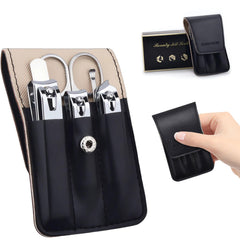 Juego Nemibad de corta uñas 6 piezas en acero inoxidable para uso diario.