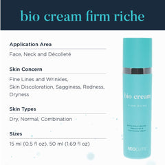 Huile d’argan dans NEOCUTIS Bio Cream Firm Riche pour nourrir en profondeur.