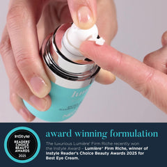NEOCUTIS Lumière Firm Riche, aplicación nocturna para contorno de ojos calmado y suave.