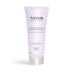 Neom manteca magnesio relajante lavanda para preparar el sueño de forma natural.