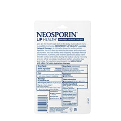 Primer plano de Neosporin mostrando labios hidratados y suaves