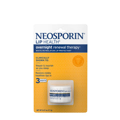 Neosporin Lip Health Overnight Renewal Therapy, envase triple para labios.
